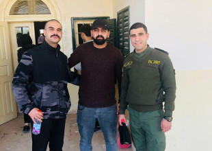 The visit of Dr. Musab Khalil and students from Al-Istiqlal University, Department of Security Sciences, to the ads