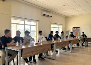 The visit of Dr. Musab Khalil and students from Al-Istiqlal University, Department of Security Sciences, to the ads