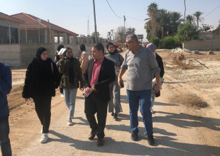 The visit of Dr. Musab Khalil and students from Al-Istiqlal University, Department of Security Sciences, to the ads