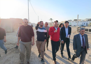 The UNDP visit to the Arab development soceity to review the projects funded by them and to define the future vision.