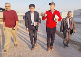 The UNDP visit to the Arab development soceity to review the projects funded by them and to define the future vision.