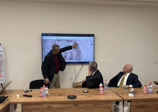 The Ministers of Industry and National Economy are visiting the Arab Development Society