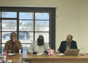 A discussion on the design phase of pilot projects to implement several climate-smart interventions (CSIs) in the fields of date palms, fodder, and irrigation.