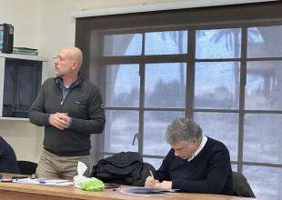 السفير الإسباني والممثلة الخاصة لبرنامج الأمم المتحدة الإنمائي في زيارة للمشروع الإنشائي العربي لمناقشة آفاق تطوير الاقتصاد الدائري