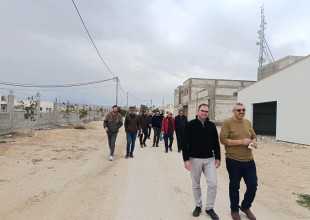 زيارة ميدانية لوزارة الزراعة ومنظمة اليونيدو ونقابة المهندسين الزراعيين لمتابعة تطوير مركز التميز والتدريب في المشروع الإنشائي العربي