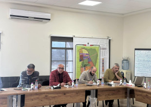 زيارة ميدانية لوزارة الزراعة ومنظمة اليونيدو ونقابة المهندسين الزراعيين لمتابعة تطوير مركز التميز والتدريب في المشروع الإنشائي العربي