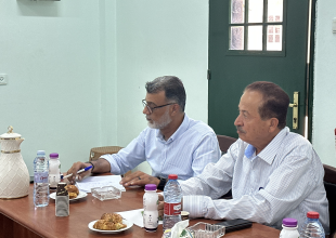 زيارة تعارف وبحث شراكة بين جمعية المشروع الإنشائي العربي والجمعية التعاونية لمزارعي النخيل في أريحا والأغوار