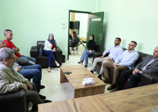 زيارة محافظ محافظة أريحا والاغوار د.حسن حمايل لجمعية المشروع الانشائي العربي