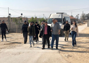 The visit of Dr. Musab Khalil and students from Al-Istiqlal University, Department of Security Sciences, to the ads