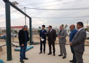 زيارة ميدانية لوزارة الزراعة ومنظمة اليونيدو للمشروع الإنشائي العربي لتطوير مركز التميز والتدريب