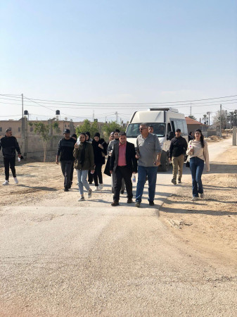 The visit of Dr. Musab Khalil and students from Al-Istiqlal University, Department of Security Sciences, to the ads