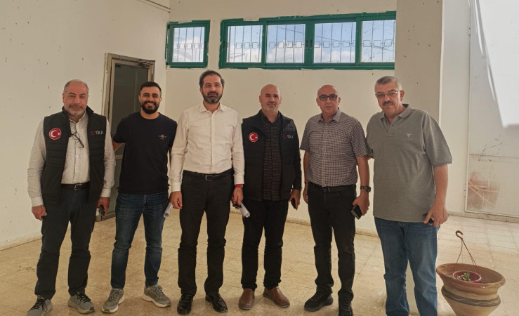 وفد من وكالة TİKA يزور جمعية المشروع الإنشائي العربي لتوقيع بروتوكول تعاون في مجال التدريب المهني